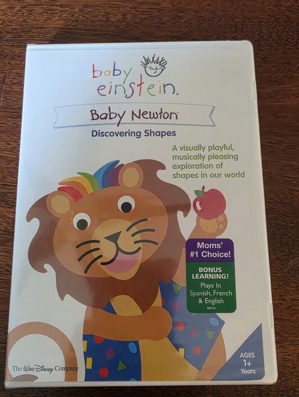 Baby Einstein: Baby Newton Discovering Shapes (DVD, 2002) NEW